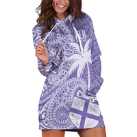 Custom Indo Fijians Hoodie Dress Fiji ke Hindustani Polyneisan Paisley Purple Style LT9 Purple - Polynesian Pride