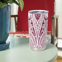 Queensland Maori Rugby Nga Hau e Wha Tumbler Cup White Motif