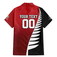 Custom British Lions New Zealand Family Matching Mermaid Dress and Hawaiian Shirt Half Black Fern LT9 - Polynesian Pride