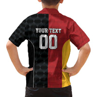 Custom British Lions New Zealand Family Matching Off The Shoulder Long Sleeve Dress and Hawaiian Shirt Sporty Style