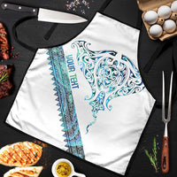 Kahui Whetu Paua shell Kowhaiwhai Taniko Personalised Apron Manta Ray Shark-Turtle Maori Tribal Style