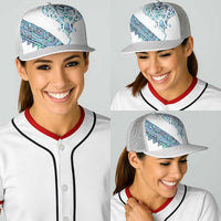 Kahui Whetu Paua shell Kowhaiwhai Taniko Baseball Net Cap Manta Ray Shark-Turtle Maori Tribal Style LT9 - Polynesian Pride