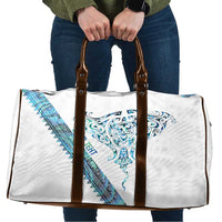 Kahui Whetu Paua shell Kowhaiwhai Taniko Personalised Travel Bag Manta Ray Shark-Turtle Maori Tribal Style