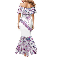 Mawhero Paua shell Kowhaiwhai Taniko Personalised Family Matching Mermaid Dress and Hawaiian Shirt Manta Ray Shark-Turtle Maori Tribal Style LT9 - Polynesian Pride