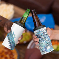 Kahui Whetu Paua shell Kowhaiwhai Taniko Personalised 4 in 1 Can Cooler Tumbler Taniwha Maori Tribal Style LT9 - Polynesian Pride