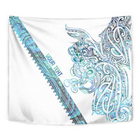 Kahui Whetu Paua shell Kowhaiwhai Taniko Personalised Tapestry Taniwha Maori Tribal Style