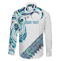 Kahui Whetu Paua shell Kowhaiwhai Taniko Personalised Family Matching Mermaid Dress and Hawaiian Shirt Turtle Tattoo Maori Tribal Style LT9 - Polynesian Pride