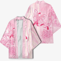 Breast Cancer Awareness Kimono Maile Pikake Lokelani Crown Flower Lei Inspired