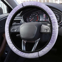Epilepsy Awareness Steering Wheel Cover Maile Pikake Lokelani Crown Flower Lei Inspired