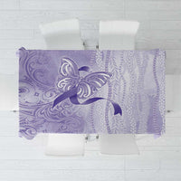 Epilepsy Awareness Tablecloth Maile Pikake Lokelani Crown Flower Lei Inspired