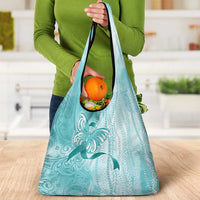 PTSD Awareness Grocery Bag Maile Pikake Lokelani Crown Flower Lei Inspired