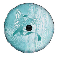 PTSD Awareness Spare Tire Cover Maile Pikake Lokelani Crown Flower Lei Inspired