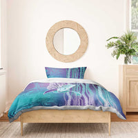 Suicide Prevention Awareness Bedding Set Maile Pikake Lokelani Crown Flower Lei Inspired