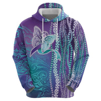 Suicide Prevention Awareness Hoodie Maile Pikake Lokelani Crown Flower Lei Inspired