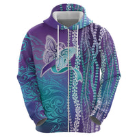 Suicide Prevention Awareness Hoodie Maile Pikake Lokelani Crown Flower Lei Inspired