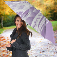 Purple Hawaiian Quilt Pattern Umbrella Mixed Polynesian Tribal Arty - Polynesian Pride