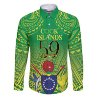 Cook Islands Constitution Day Family Matching Puletasi and Hawaiian Shirt Kuki Airani Since 1965