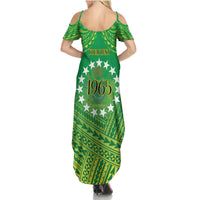 Cook Islands Constitution Day Family Matching Summer Maxi Dress and Hawaiian Shirt Kuki Airani Since 1965 LT9 - Polynesian Pride