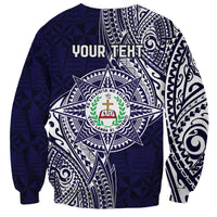 Personalised Tonga Sia'atoutai Theological College Sweatshirt Since 1948 Special Kupesi Pattern