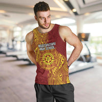 Personalised Tonga Niuatoputapu High School Men Tank Top Special Kupesi Pattern