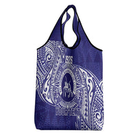 Personalised Tonga Queen Salote College Grocery Bag Kolisi Fefine 1926 Special Kupesi Pattern