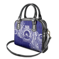 Personalised Tonga Queen Salote College Shoulder Handbag Kolisi Fefine 1926 Special Kupesi Pattern LT9 - Polynesian Pride