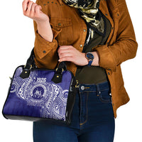 Personalised Tonga Queen Salote College Shoulder Handbag Kolisi Fefine 1926 Special Kupesi Pattern LT9 - Polynesian Pride