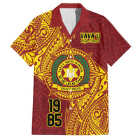 Personalised Tonga Vava'u High School Family Matching Summer Maxi Dress and Hawaiian Shirt Since 1985 Special Kupesi Pattern