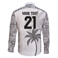 Custom Fiji Rugby Family Matching Tank Maxi Dress and Hawaiian Shirt History Champions World Cup 7s - White LT9 - Polynesian Pride