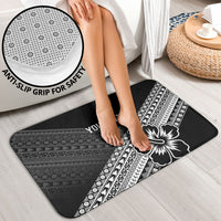 Custom Rugby Fiji Bathroom Set Black Traditional Masi Inspired
