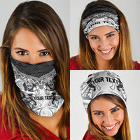 Custom Rugby New Zealand Black Fern Neck Gaiter Niho Taniwha Inspired