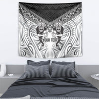 Custom Rugby New Zealand Black Fern Tapestry Niho Taniwha Inspired