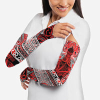 Aotearoa Iwi Ngapuhi Arm Sleeves Maori Wharenui House Tribal Pattern LT9 - Polynesian Pride