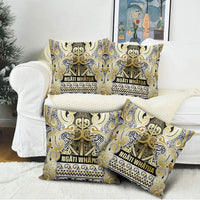 Aotearoa Iwi Ngati Whatua Pillow Cover Maori Wharenui House Tribal Pattern LT9 - Polynesian Pride