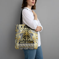 Aotearoa Iwi Ngati Whatua Tote Bag Maori Wharenui House Tribal Pattern LT9 - Polynesian Pride