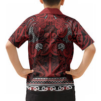 Aotearoa Iwi Te Arawa Hawaiian Shirt Maori Wharenui House Tribal Pattern LT9 - Polynesian Pride