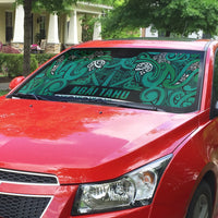 Aotearoa Iwi Ngai Tahu Auto Sun Shade Maori Wharenui House Tribal Pattern LT9 - Polynesian Pride