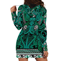 Aotearoa Iwi Ngai Tahu Hoodie Dress Maori Wharenui House Tribal Pattern LT9 - Polynesian Pride