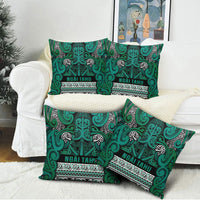 Aotearoa Iwi Ngai Tahu Pillow Cover Maori Wharenui House Tribal Pattern LT9 - Polynesian Pride