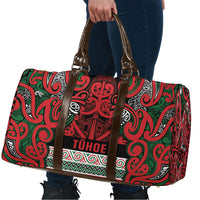 Aotearoa Iwi Tuhoe Travel Bag Maori Wharenui House Tribal Pattern LT9 - Polynesian Pride