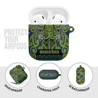 Aotearoa Iwi Whakatohea AirPods Case Maori Wharenui House Tribal Pattern LT9 - Polynesian Pride