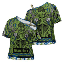 Aotearoa Iwi Whakatohea Cross Shoulder Shirt Maori Wharenui House Tribal Pattern LT9 - Polynesian Pride