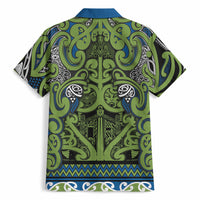 Aotearoa Iwi Whakatohea Hawaiian Shirt Maori Wharenui House Tribal Pattern LT9 - Polynesian Pride
