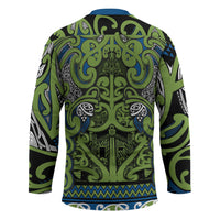Aotearoa Iwi Whakatohea Hockey Jersey Maori Wharenui House Tribal Pattern LT9 - Polynesian Pride