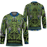 Aotearoa Iwi Whakatohea Hockey Jersey Maori Wharenui House Tribal Pattern LT9 - Polynesian Pride