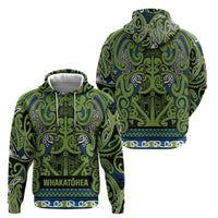 Aotearoa Iwi Whakatohea Hoodie Maori Wharenui House Tribal Pattern LT9 - Polynesian Pride