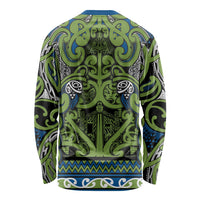 Aotearoa Iwi Whakatohea Long Sleeve Shirt Maori Wharenui House Tribal Pattern LT9 - Polynesian Pride