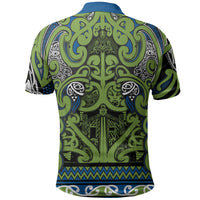 Aotearoa Iwi Whakatohea Polo Shirt Maori Wharenui House Tribal Pattern LT9 - Polynesian Pride