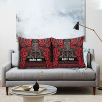 Aotearoa Iwi Ngati Awa Pillow Cover Maori Wharenui House Tribal Pattern LT9 - Polynesian Pride