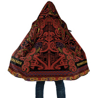 Aotearoa Iwi Rongowhakaata Cloak Maori Wharenui House Tribal Pattern LT9 Unisex Brick Red - Polynesian Pride